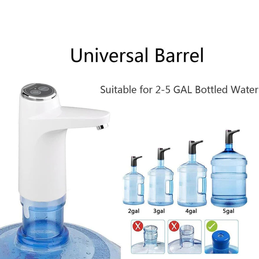 Foldable Water Dispenser Portable Water Bottle Pump