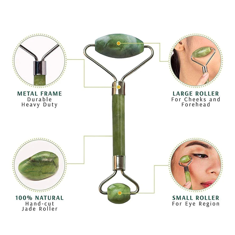 Gua Sha Stone And Anti Aging Jade Roller