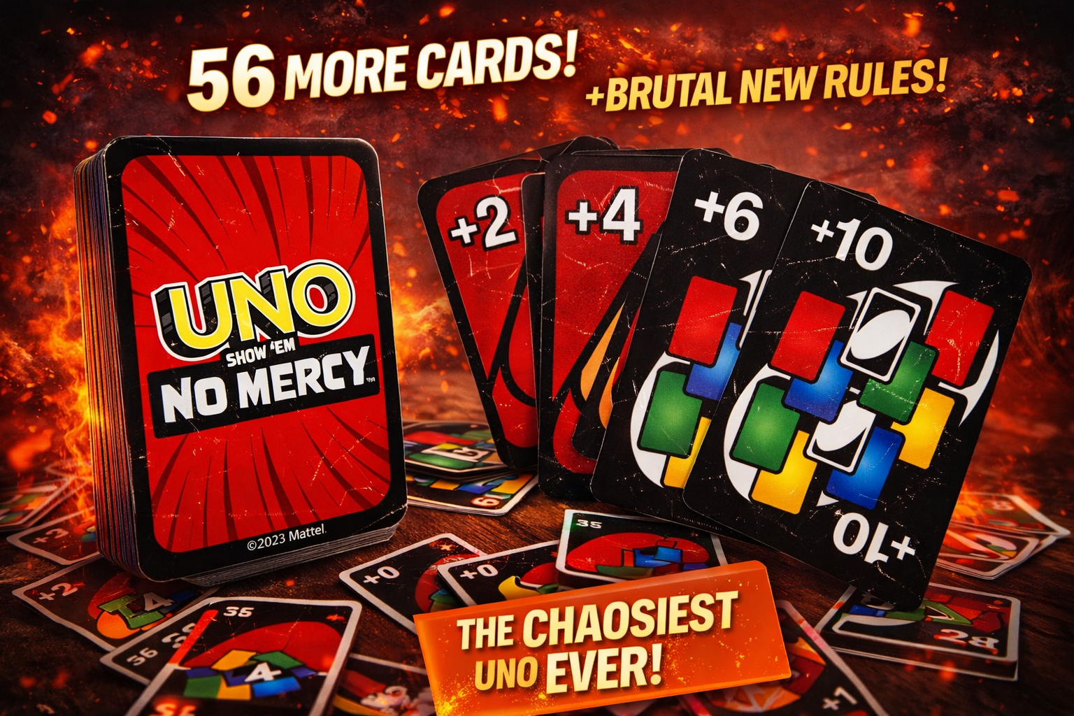 UNO Show ’em No Mercy Card Game – The Most Brutal & Fun UNO Ever!