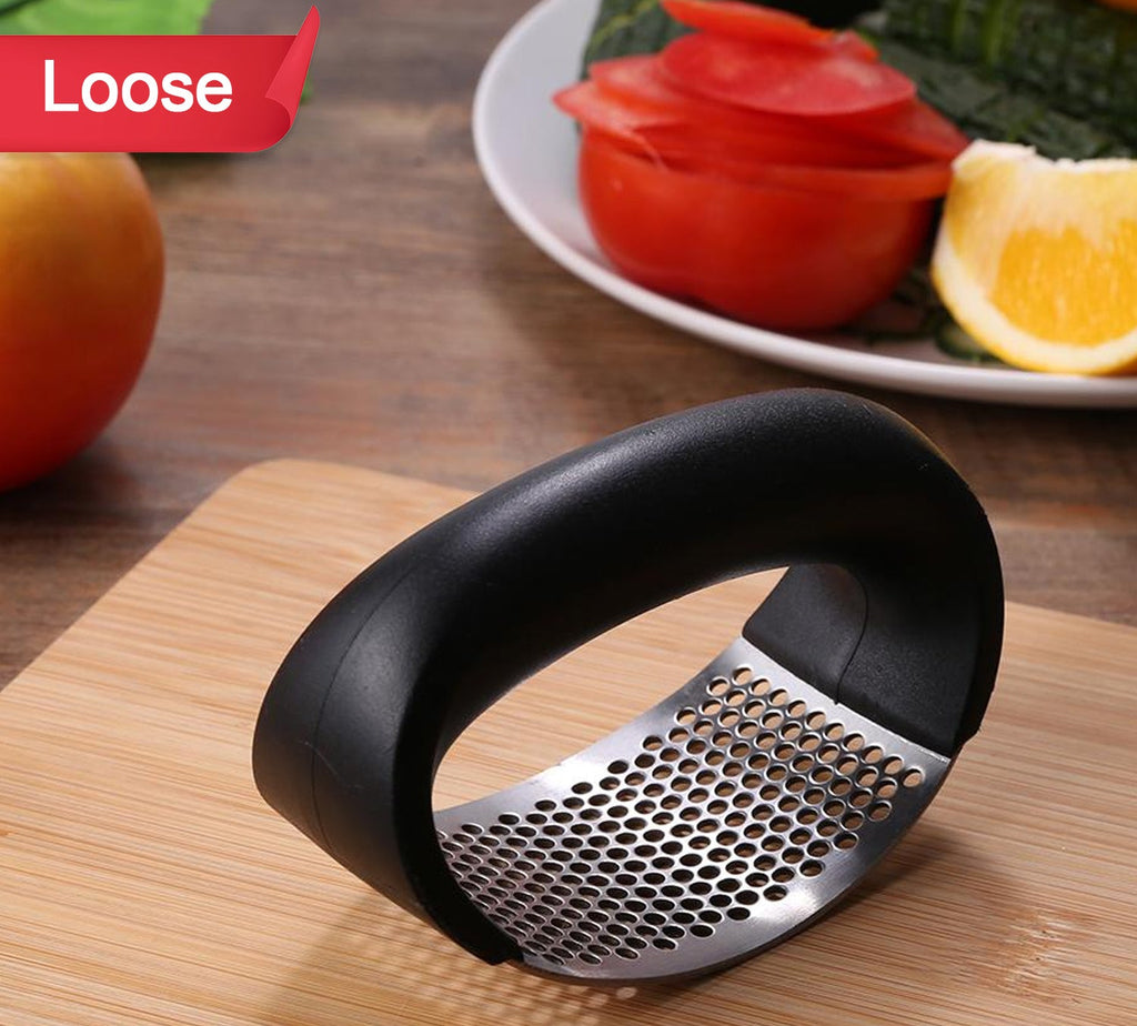 2350 Multipurpose Garlic Presser Squeeze Press Crusher Stainless Steel Kitchen Tools Quick Handy Ginger Garlic Crusher