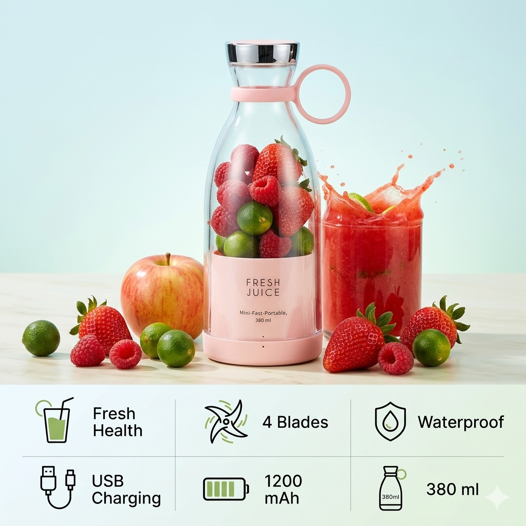 Travel Portable Mini Juice Blender