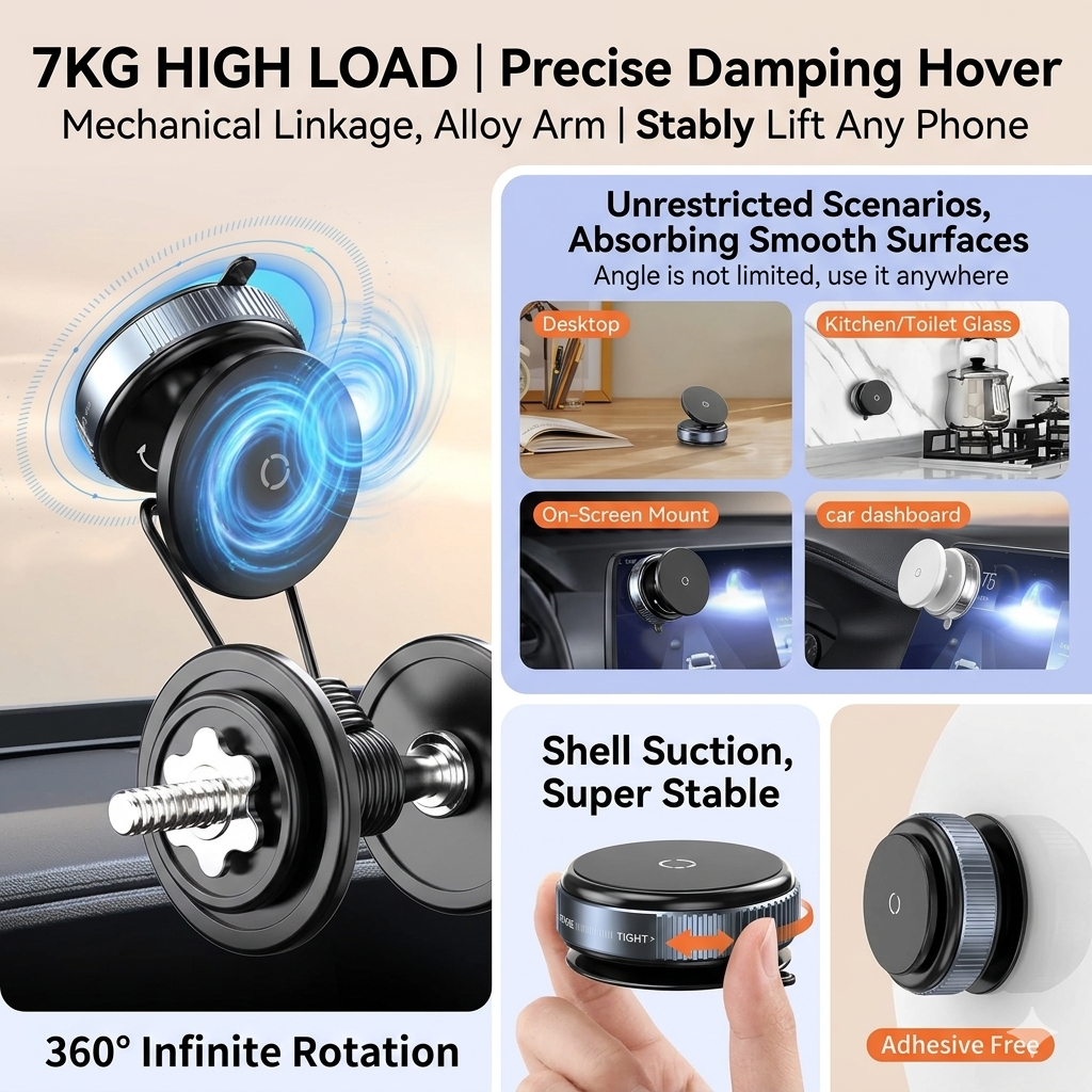 Magnetic Suction Phone Holder