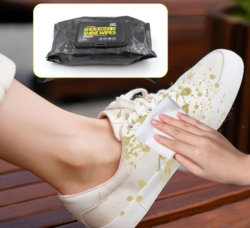 4367 Shoe Cleaning Wet Wipes Fast Scrubbing Shoes Cleaning Tissue Sneakers Non-woven Detergent Quick Wipes Disposable Travel Portable Removes Dirt Stains