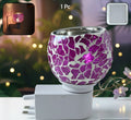 Premium Plug-in Mosaic Glass Aroma Diffuser  Night Lamp (1 Pc)