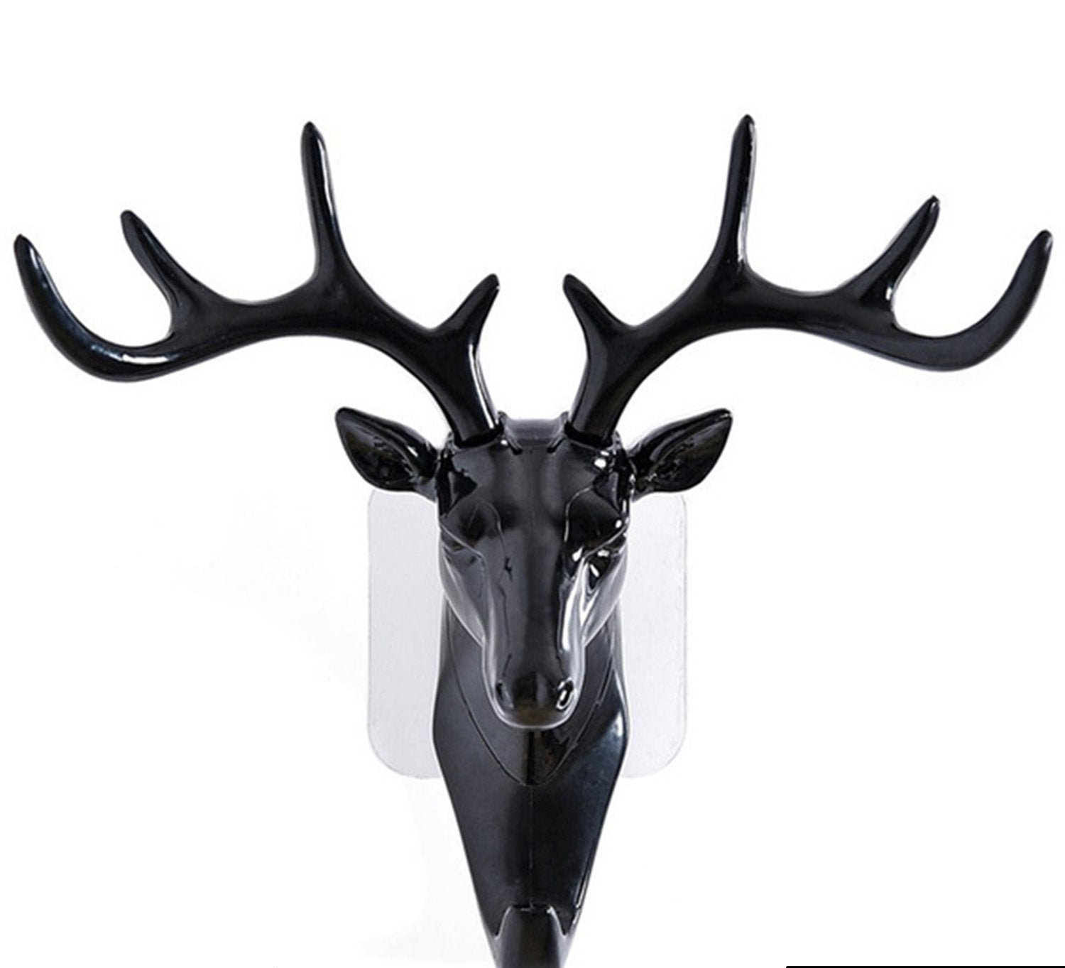 1743 Deer Head Self Adhesive Wall Door Hook Hanger