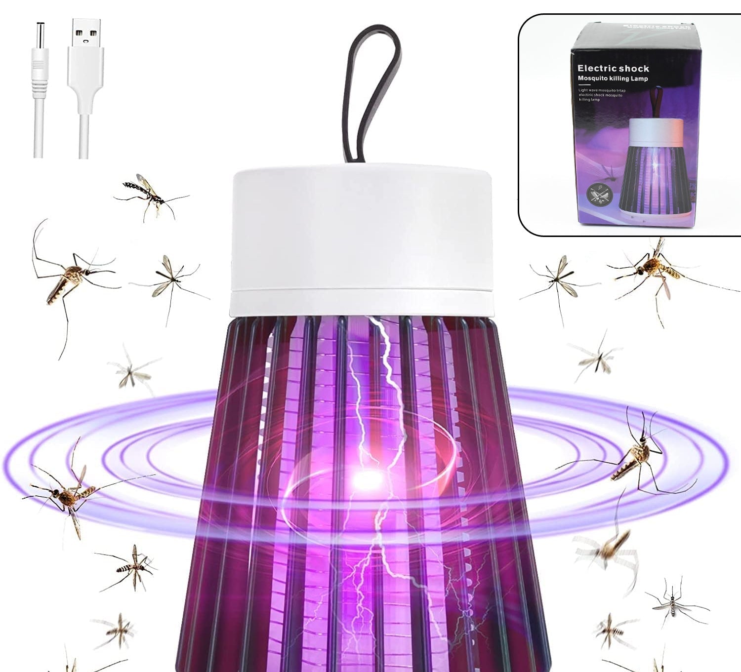 6402 Mosquito Killer Machine  Mosquito Killer Usb Powered Bug Zapper Mosquito Lamp For Home Electric Led Lamp Mosquito Killer Indoor  Outdoor Mosquito Trap Machine