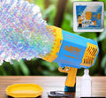 17923 69 Holes Big Rechargeable Powerful Machine Bubble Gun Toys For Kids Adults Bubble Makers Big Rocket Boom Bubble Blower Best Gifts